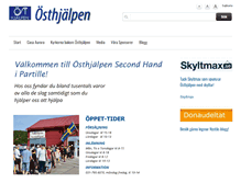 Tablet Screenshot of osthjalpen.se